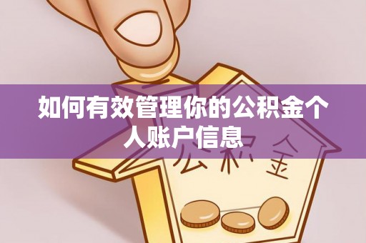 宜兴如何有效管理你的公积金个人账户信息